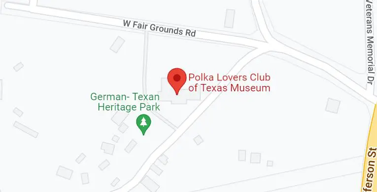 A map of the location of the polka lovers club.